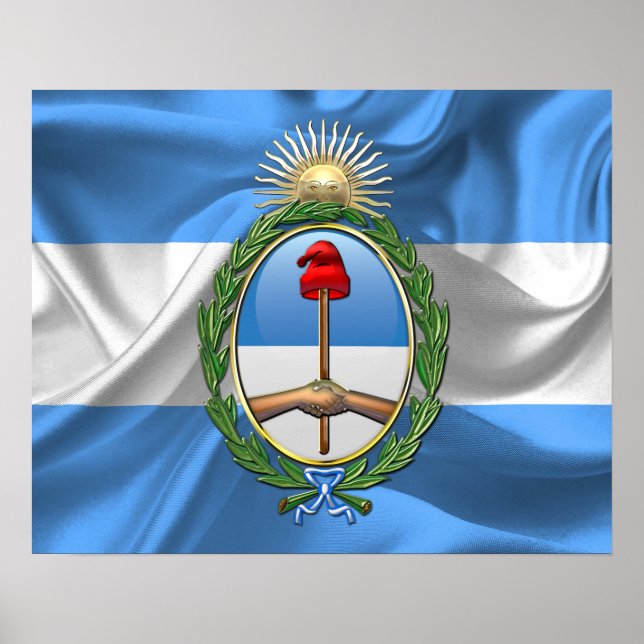 Argentina Coat of arms Poster (Front)