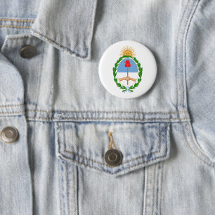 Argentina country coat arms symbol emblem flag button