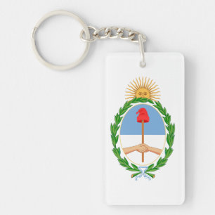 Argentina country coat arms symbol emblem flag keychain