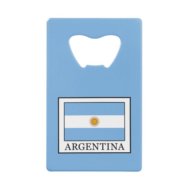Argentina Credit Card Bottle Opener (Front)