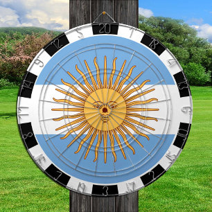 Argentina Dartboard & Argentinian Flag /game board