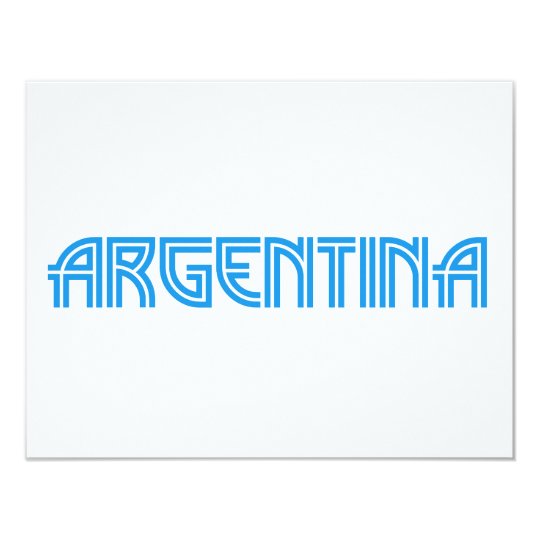 Argentina design! card