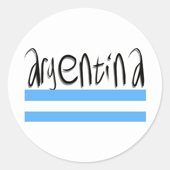 Argentina design stickers