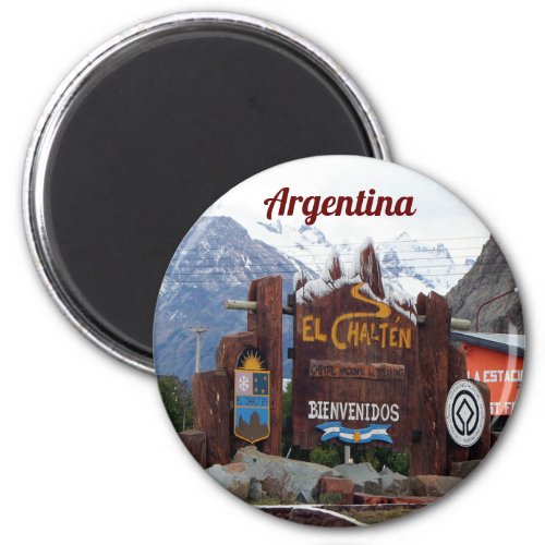 Argentina El Chalten Patagonia Magnet