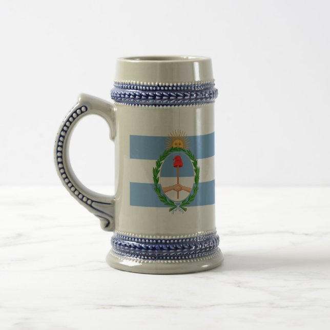 argentina emblem beer stein (Left)