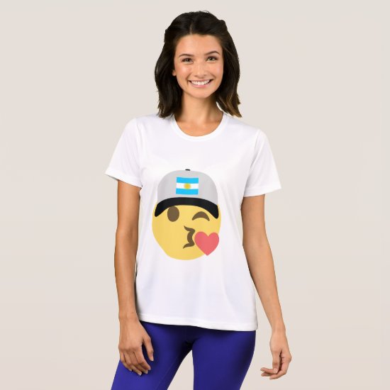 Argentina Emoji Baseball Hat T-Shirt