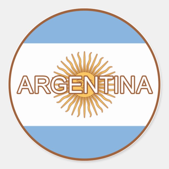 Argentina Euro Sticker (Front)