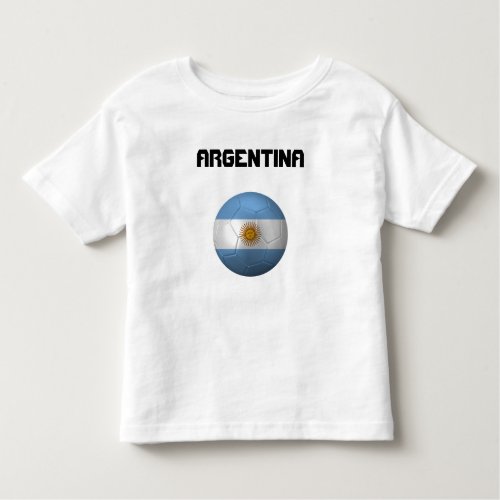 Argentina Fan Design Toddler T_shirt