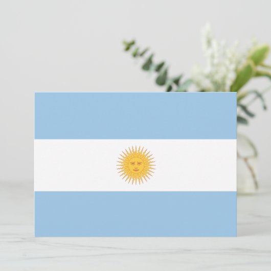 Argentina Flag (Standing Front)