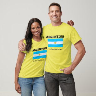 Argentina - Flag and Motto T-Shirt