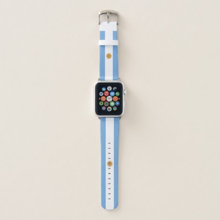 Argentina Flag Apple Watch Band