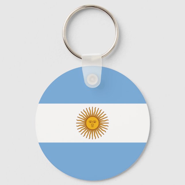 Argentina Flag AR Keychain (Front)