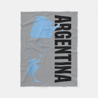 Argentina Flag Argentina Gift Hispanic Heritage Fleece Blanket