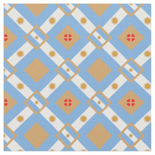Argentina Flag & Argentina Trendy Fabric fashion