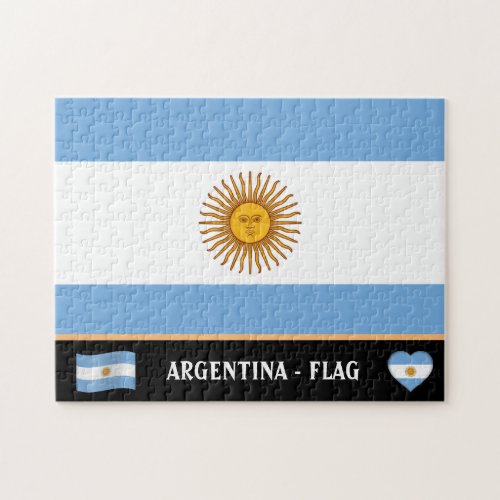 Argentina Flag  Argentinian country  Argentina Jigsaw Puzzle