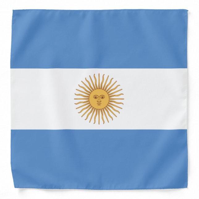 Argentina Flag Bandana (Front)