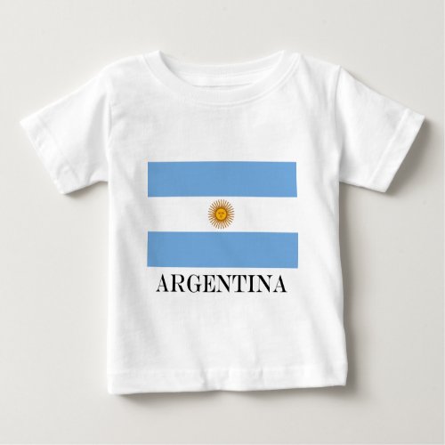 Argentina flag Bandera De Argentina Baby T_Shirt