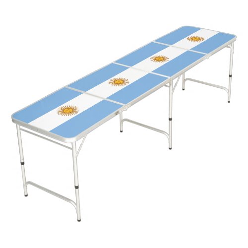 Argentina flag Bandera De Argentina Beer Pong Table