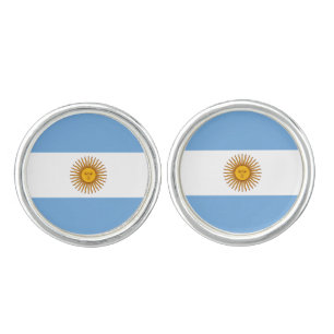 Argentina flag Bandera De Argentina Cufflinks