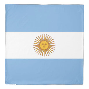 Argentina flag Bandera De Argentina Duvet Cover