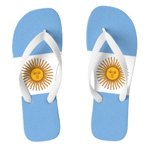 Argentina flag Bandera De Argentina Flip Flops