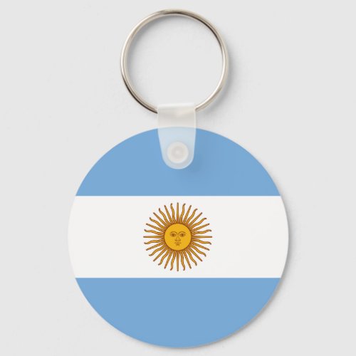 Argentina flag Bandera De Argentina Keychain