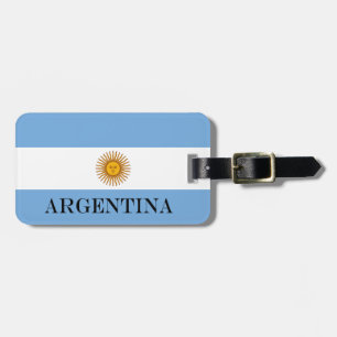 Argentina flag Bandera De Argentina Luggage Tag