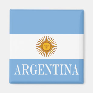 Argentina flag Bandera De Argentina Magnet