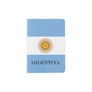 Argentina flag Bandera De Argentina Passport Holder