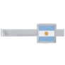 Argentina flag Bandera De Argentina Silver Finish Tie Bar