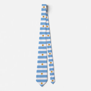 Argentina flag Bandera De Argentina Tie