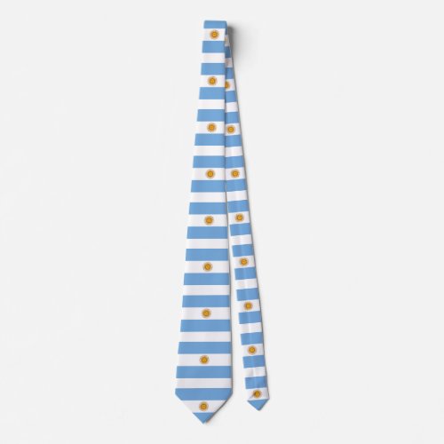 Argentina flag Bandera De Argentina Tie