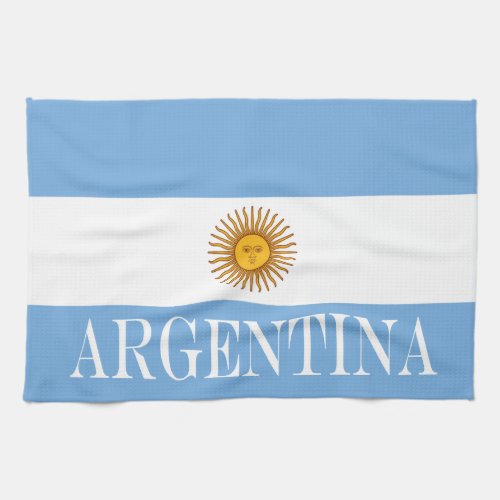 Argentina flag Bandera De Argentina Towel