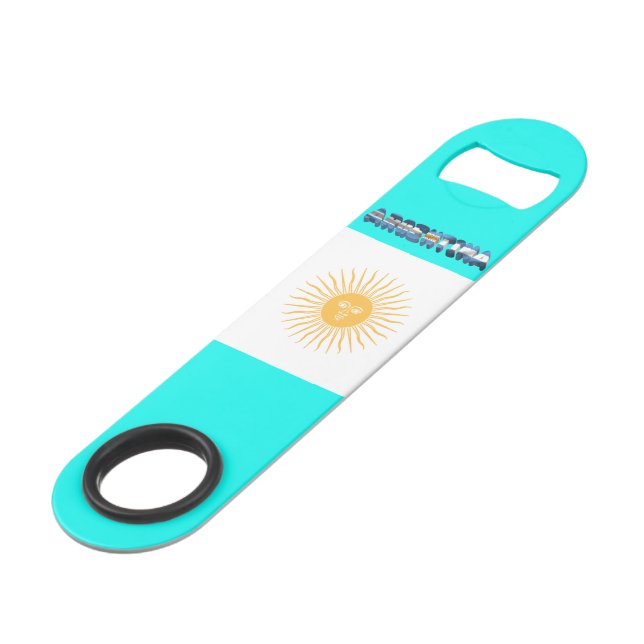 Argentina flag bar key (Front Angled)