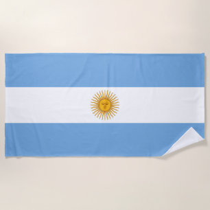 Argentina flag beach towel