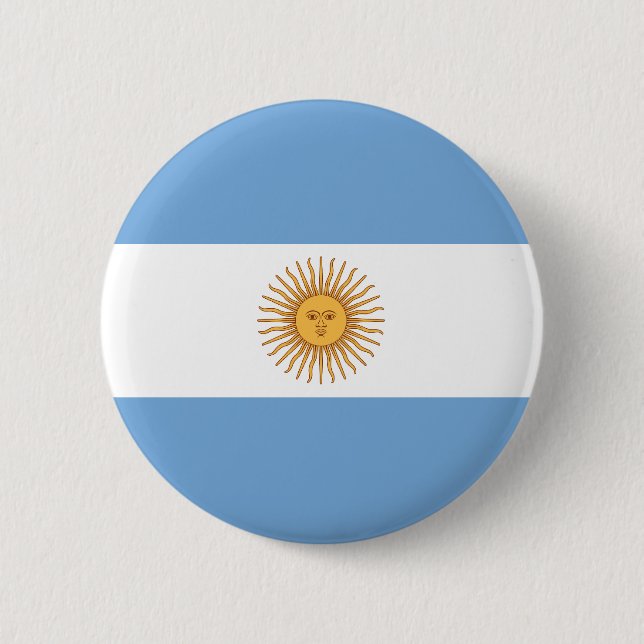 Argentina Flag Button (Front)
