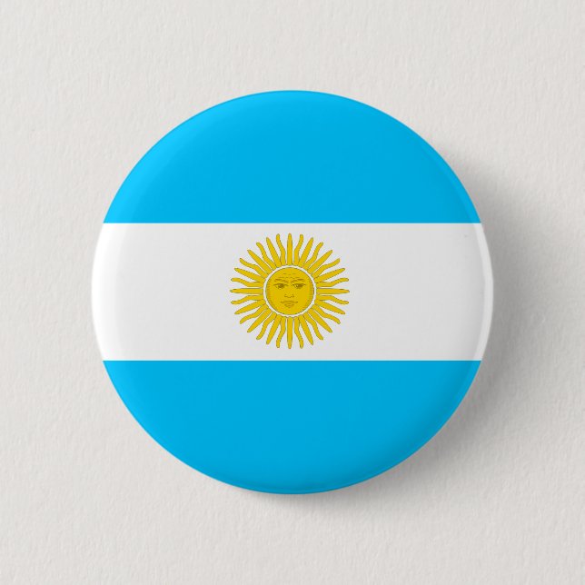 Argentina Flag Button (Front)
