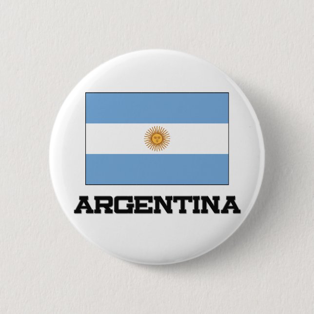 Argentina Flag Button (Front)