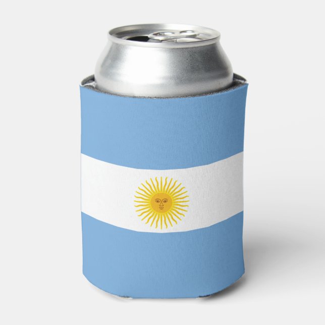 Argentina Flag Can Cooler (Can Front)