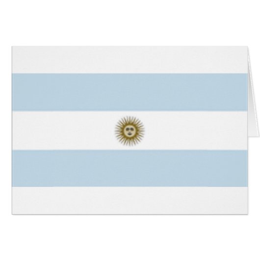Argentina Flag Cards (Front Horizontal)