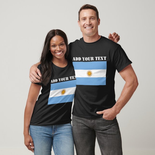 Argentina Flag Championship Football Soccer  T-Shirt (Unisex)