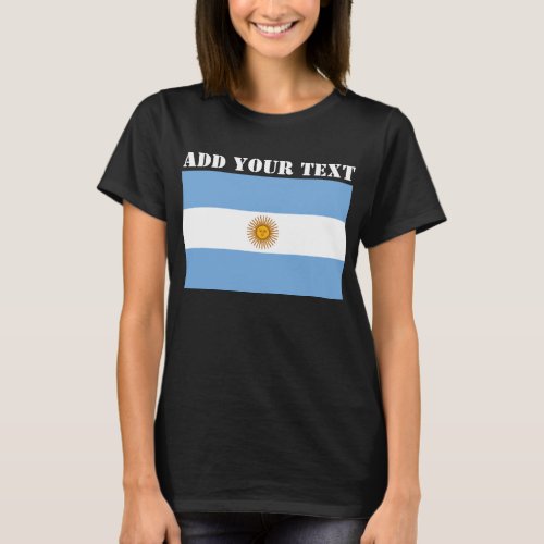 Argentina Flag championship Football Soccer T_Shirt
