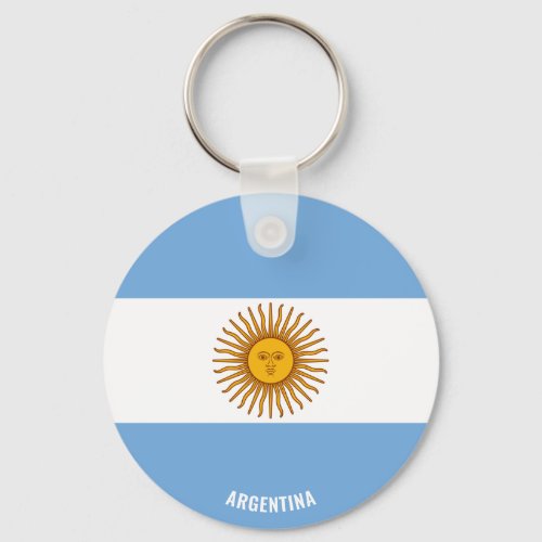 Argentina Flag Charming Patriotic Keychain