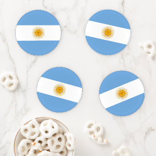 Argentina flag coaster set