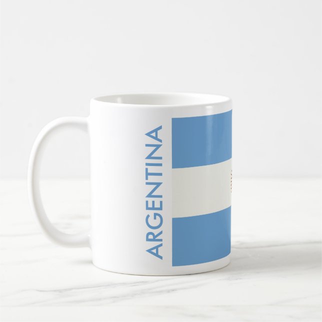 ARGENTINA FLAG COFFEE MUG (Left)