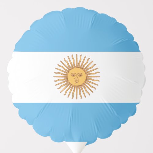 Argentina Flag Country Pride Gift Balloon