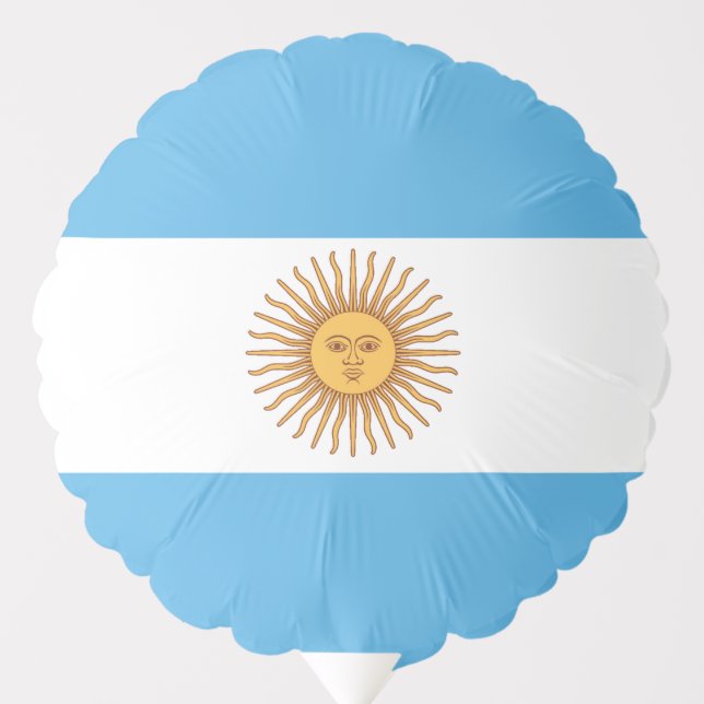 Argentina Flag Country Pride Gift Balloon (Front)