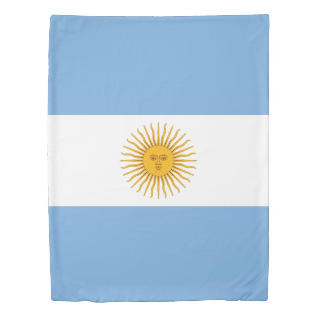 Argentina flag duvet cover (Front)