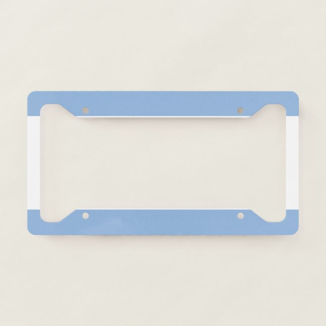 Argentina Flag Emblem License Plate Frame (Front)