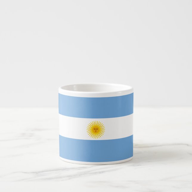 Argentina Flag Espresso Cup (Front)